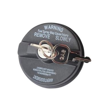 Imagem de CyperFair Tampa do tanque de combustível com trava, tampa de tanque de combustível antifurto selada ABS de plástico, OEM # 05278655AB 5278655ab peças de ajuste, compatível com Dodge Jeep Sebring