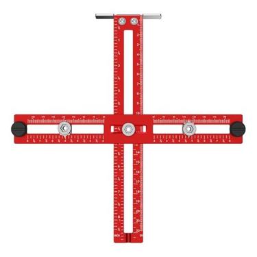 Imagem de Régua de posicionamento para instalação de gaveta ferramenta de corte de alça de gaveta auxiliar de perfuração de perfuração