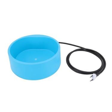 Imagem de Fabater Tigela de água Aquecida de 2,5L para Gatos Ao Ar Livre, Tigela Aquecida para Cães Fornece Prato de água Potável 30 ℃ No Inverno, Prato para Cães Ao Ar Livre para Animais de