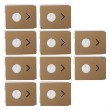 Imagem de Pacote com 10 sacos de pó de substituição para Prolux para aspirador de pó Tritan ensacado, sacos de pó de tecido não tecido de grande capacidade, peças de manutenção a vácuo, acessórios de limpeza
