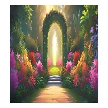 Imagem de SEHANY Capa magnética para lava-louças Dreamy Forest, adesivos magnéticos para decoração de Natal antiarranhões para painel de geladeira e lava-louças, decoração de Natal de cozinha doméstica 58 x 66