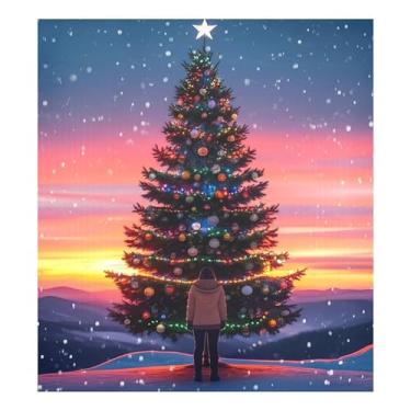 Imagem de SEHANY Capa magnética para lava-louças de árvore de Natal, adesivos magnéticos para decoração de Natal antiarranhões para painel de geladeira e lava-louças, decoração de Natal de cozinha doméstica 58