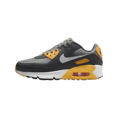 Imagem de Nike Tênis infantil Air Max 90 (HF6358-004, cinza fumê/antracite/branco/cinza fumê claro), Cinza fumê/antracite/branco/cinza fumê claro, 6.5 Big Kid