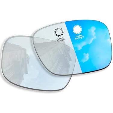 Imagem de Betterun Lentes de reposição fotocromáticas azuis para óculos inteligentes Ray-Ban Meta Wayfarer RW4006 50 mm