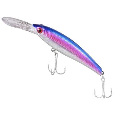 Imagem de Isca de Pesca Ultra Long Casting para Água Salgada Minnow Afundante com 2 Anzóis Dura Peixe-Gato Grande Longa Distância Anglers Profissionais Design Desempenho Superior