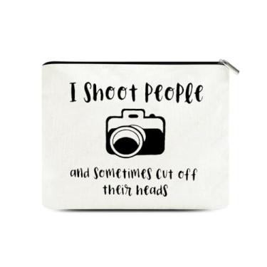 Imagem de Bolsa de maquiagem para amantes de fotografia, presentes para amantes de fotos, presentes de aniversário e Natal para fotógrafos, bolsa de viagem cosmética, acessórios para câmera, bolsas