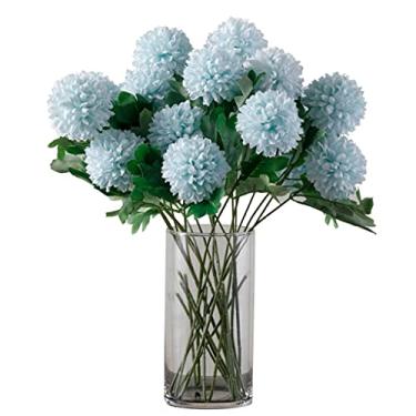 Imagem de Flores artificiais flores artificiais interior hortênsia flor falsa sala de estar quarto tênis de mesa crisântemo flor de seda arranjo de casamento