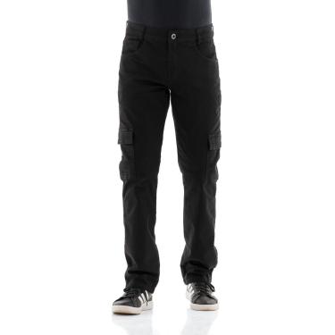 Imagem de Calça Preta Masculina Arauto Confort Cargo-Masculino