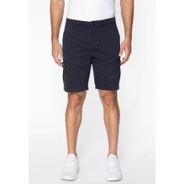 Imagem de Bermuda Cargo Sarja Guess Azul Escuro-Masculino