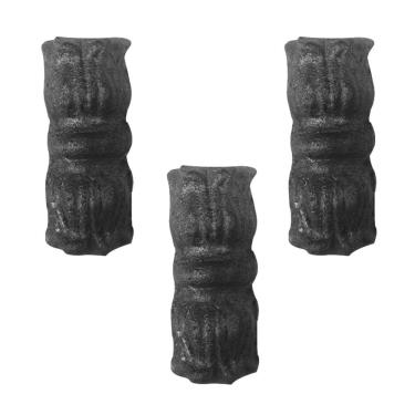 Imagem de Kit 3 Anueto em Ferro Fundido Decoração Grade Portão N03 8cm