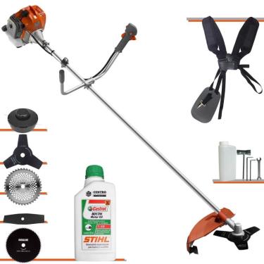 Imagem de Roçadeira 5 Em 1 Tekna Rl520acg2 52cc 2hp + óleo Stihl