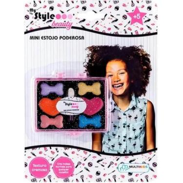 Imagem de Estojo de Maquiagem Infantil Mini Poderosa Blush e Sombra My Style Bea