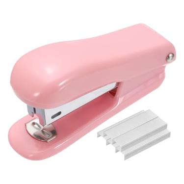 Imagem de PATIKIL Mini grampeador de mesa, pequeno grampeador de escritório fofo com 3000 grampos padrão 26/6, capacidade de 25 folhas para relatórios de materiais de escritório, projetos de artesanato, prata