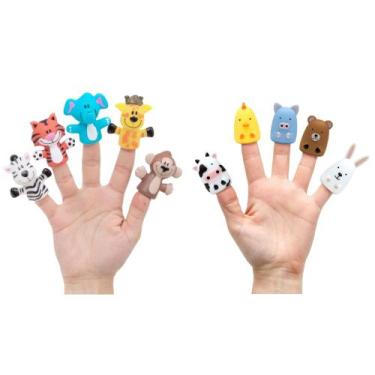 Imagem de Dedoche Fantoche de Dedos Brinquedo Bebe Teatrinho dos Bichos BUBA