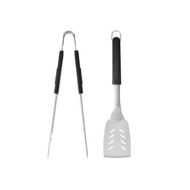 Imagem de Jogo Espátula e Pinça para Churrasco Hambúrguer MasterClass