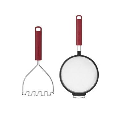 Imagem de Jogo Peneira e Amassador Batatas Cozinha Vermelha KitchenAid