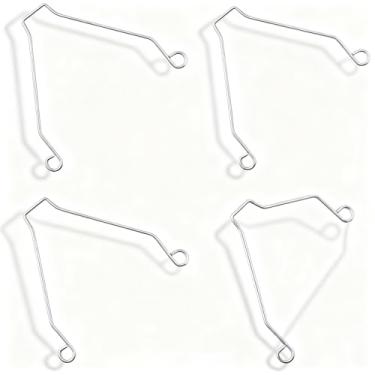 Imagem de Valorup S99140187 Grampos De Mola Para Exaustor Banheiro Modelos Broan-Nutone Teto Quadrado Ou Parede 688, 670, 671, 689, 771, 682, Peça Reposição Nº 99140187, Pacote Com 4