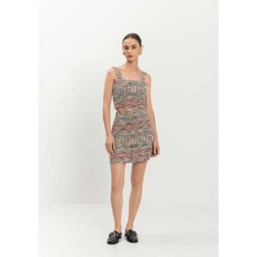 Imagem de Blusa Cropped Forrada De Alças Em Tweed-Feminino