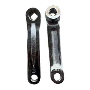 Imagem de menolana Conjunto de 2 pedivelas de ferro fundido de 8 polegadas para bicicleta elétrica. Componentes leves e resistentes. Ideal para bicicletas elétricas.