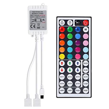Imagem de BZONE IR controle remoto RF controle sem fio regulador para SMD 3528 5050 RGB e luzes de fita de LED de cor única, 44 key for 2pcs 4 pin strip, Rgb Ir Controller