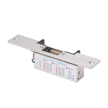 Imagem de Atyhao Fechadura Elétrica Segura contra Falhas, de Entrada de Porta de Aço Inoxidável, Material de PVC Com Modo NC, Alimentação de 12V para de Controle de Acesso de Fechadura