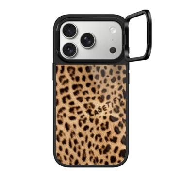 Imagem de CASETiFY Capa Glaze Ring Stand para iPhone 17 Pro [suporte/1,5 m. 1X proteção contra quedas de grau militar/compatível com Magsafe] - Jaguar - preta