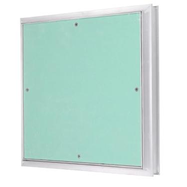 Imagem de PATIKIL Painel de acesso para drywall 33 x 33 cm, moldura de alumínio, furo de parede, portas de acesso de encanamento para teto de parede, verde