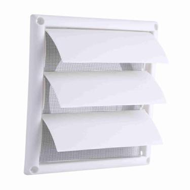 Imagem de Luqeeg Capa Protetora de Ventilação de Ar de Plástico, Grelha de Ventilação de Parede Prática para Uso Interno e Externo, Branco 7.87 "X 7.87" X 1 (20 * 20CM)
