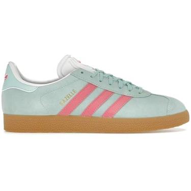 Imagem de adidas Tênis feminino Gazelle (Flash Aqua Lucid Pink, sistema de tamanho de calçados dos EUA, adulto, feminino, numérico, médio, 39)