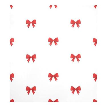 Imagem de Blueangle Capa de ímã de lava-louças Red Bows, decoração da capa frontal da máquina de lavar louça, adesivos de eletrodomésticos, adesivos de eletrodomésticos, adesivo magnético decorativo de 58,4 cm