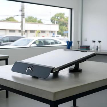 Imagem de Starlink Mini Suporte Para Carro Base Veicular Para Uso Externo Móvel Instalação no Teto Com Ímãs Starlinkmini Antena 4 Gen Geração Plug And Play Sinal Internet Conexão Viagem (Preta)