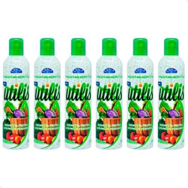 Imagem de Kit 6 Desinfetante Hortifrutícolas Coala Utilis 300ml. Higiene e Limpe
