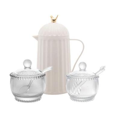 Imagem de Kit Café da Manhã Elegante Wolff Bird Pearl