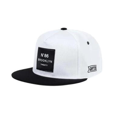 Imagem de Boné De Beisebol Unissex Ajustável Com Estampa Brooklyn E Bordado Hip-