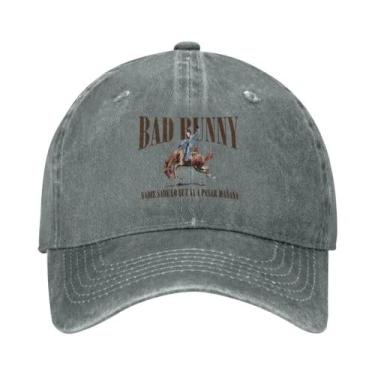 Imagem de Boné De Beisebol Retro Ajustável Unissex Com Efeito Desgastado Para O 