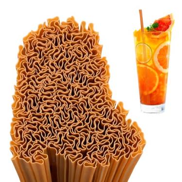 Imagem de Potchen 50 Pçs Canudos de Plástico em Forma de Bota de Cowboy para Festa de Cowboy Descartáveis para Coquetel Ocidental Decorações de Festa de Vaqueira (Marrom)