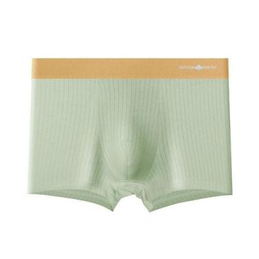 Imagem de Cuecas Boxer De Algodão Masculinas De Tamanho Grande Confortáveis E Am