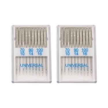Imagem de Agulhas Universais Para Máquina De Costura De Jeans, 20 Peças, Ponta R