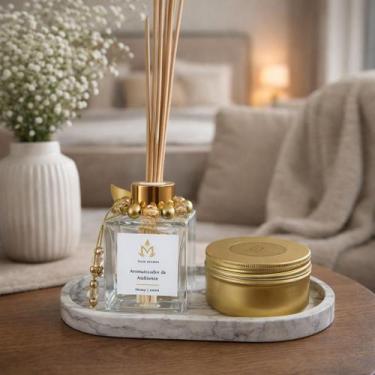 Imagem de Kit Aroma e Luz Difusor de ambiente e Vela Aromática - Exala Aromas, D