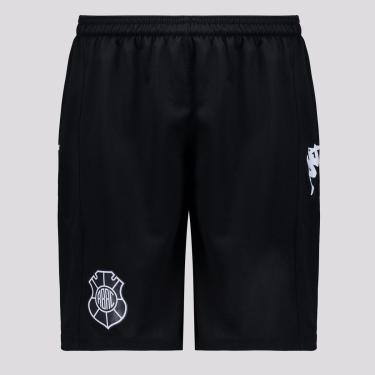 Imagem de Calção Kappa Rio Branco Treino 2025 Preto-Masculino