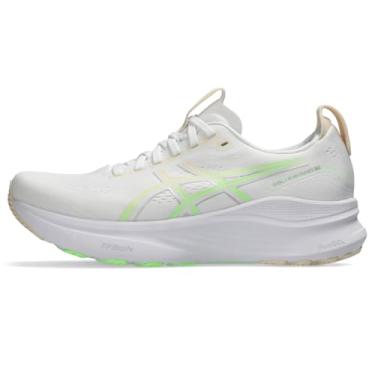 Imagem de ASICS Tênis de corrida feminino Gel-Kayano 32, Branco/concha, 12 Wide