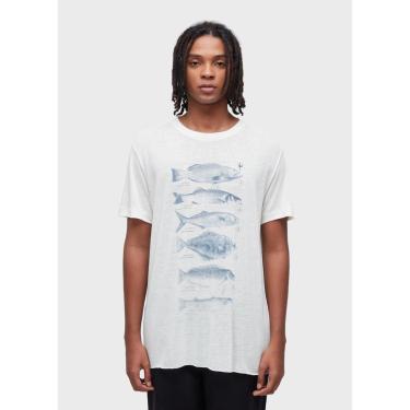 Imagem de T-shirt peixes species mc OSKLEN-Masculino