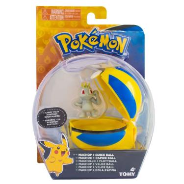 Imagem de Pokemon Clip E Carry Machop QuickBall - Sunny