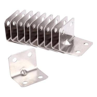 Imagem de Kit Suporte Canto Juntas Perfil Fixadores De Angulo 50 Pecas