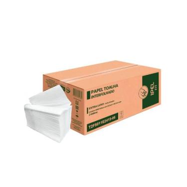 Imagem de Papel Toalha Interfolha 2 Dobras Folha Simples Fit Extra Luxo 5.000 fo