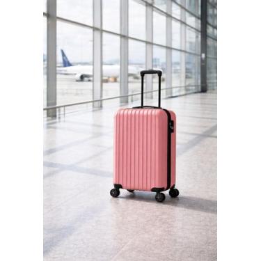 Imagem de Mala De Viagem Rígida Abs Bordo Pequena Giro 360 Rose - Yeet