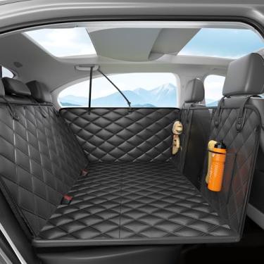 Imagem de Capa de assento de carro para cachorro para banco traseiro, extensor de banco traseiro rígido para cães - suporta 181 kg, nova rede portátil para cães, resistente a arranhões, antiderrapante para cães