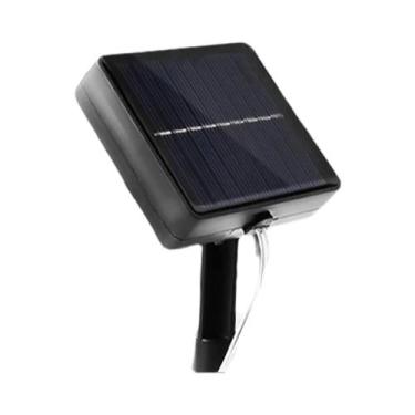 Imagem de Luzes De Cortina Solares Impermeáveis Para Exterior Com 8 Modos, Luzes