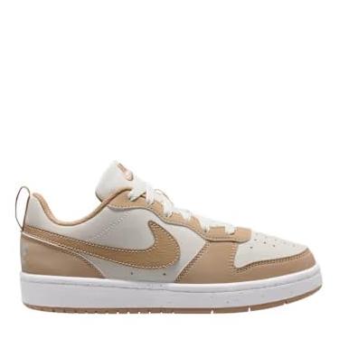 Imagem de Nike Tênis masculino Court Borough Low Next Bloom (criança grande), Fantasma/linho/branco, 6 Big Kid