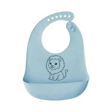 Imagem de Babadores De Silicone Ajustáveis E Impermeáveis Para Bebês, Macios E C